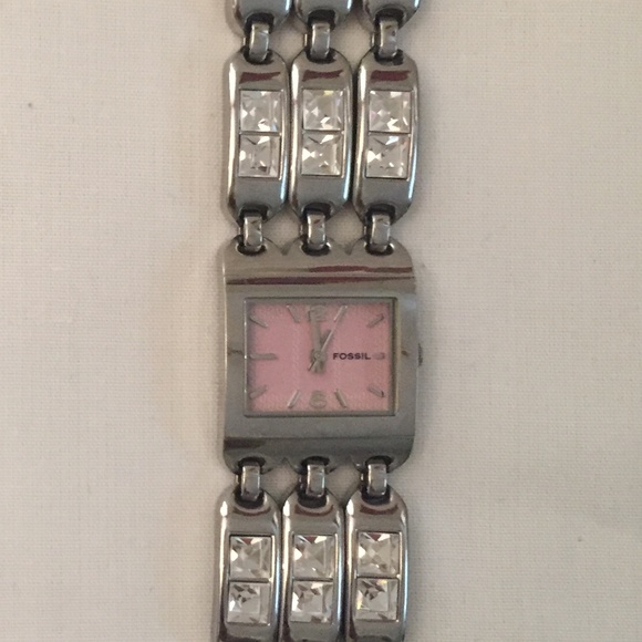FOSSIL WATCH WITH SWAROVSKI CRYSTALS BRACELET main image 4